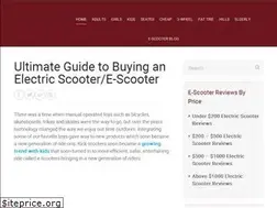 Sites similar to electricscootercritic.com