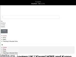 Sites similar to electricscootersuk.com
