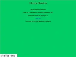 Sites similar to electricskooters.com