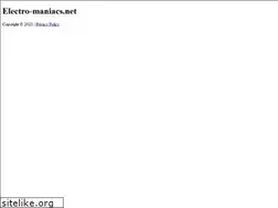 Sites similar to electro-maniacs.net