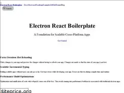 Sites similar to electron-react-boilerplate.js.org