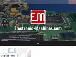 Sites similar to electronic-machines.com