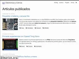 Sites similar to electronicayciencia.com