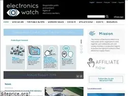 Sites similar to electronicswatch.org