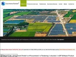 Sites similar to electronictender.com
