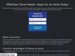 Sites similar to electronicvisa.org