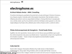 Sites similar to electrophone.es