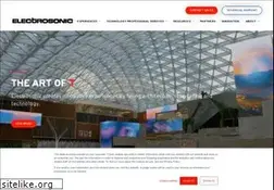 Sites similar to electrosonic.com