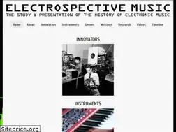 Sites similar to electrospectivemusic.com