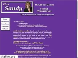 Sites similar to electsandyhershelman.com