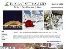 Sites similar to elegantsettingsltd.com