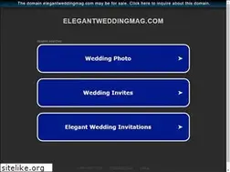 Sites similar to elegantweddingmag.com