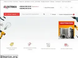 Sites similar to elektrika.ua