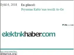 Sites similar to elektrikhaber.com