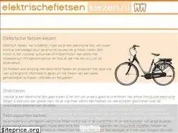 Sites similar to elektrischefietsenkiezen.nl