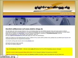 Sites similar to elektro-dinge.de