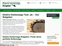 Sites similar to elektro-kettensaege-test.de