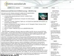 Sites similar to elektro-sensibel.de