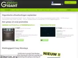 Sites similar to elektrogigant.be