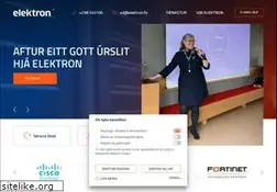 Sites similar to elektron.fo