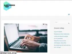 Sites similar to elektroniktest.dk