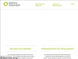 Sites similar to elektroretoure24.de