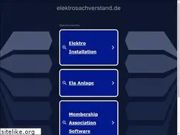 Sites similar to elektrosachverstand.de