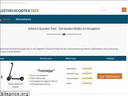 Sites similar to elektroscootertest.com