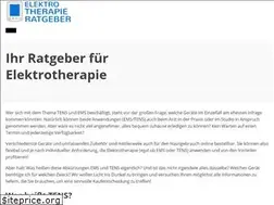 Sites similar to elektrotherapieratgeber.de