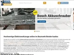 Sites similar to elektrowerkzeuge-bender.de