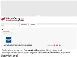 Sites similar to elektroworld.akcniceny.cz