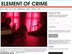 Sites similar to element-of-crime.de