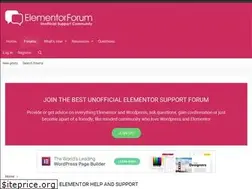 Sites similar to elementorforum.com