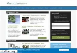 Sites similar to elemzeskozpont.hu