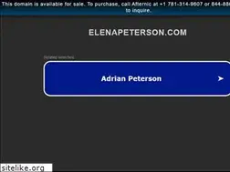 Sites similar to elenapeterson.com