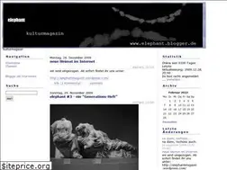 Sites similar to elephant.blogger.de
