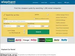 Sites similar to elephantcarrental.co.uk