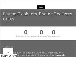 Sites similar to elephantcrisisfund.org