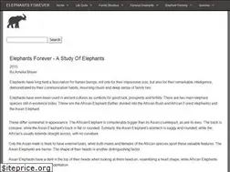 Sites similar to elephantsforever.co.za