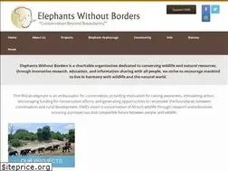 Sites similar to elephantswithoutborders.org