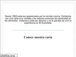Sites similar to elescondite.com.pe