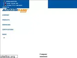Sites similar to elettrotekkabel.com