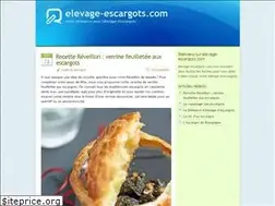 Sites similar to elevage-escargots.com