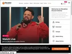 Sites similar to elevationchurch.online
