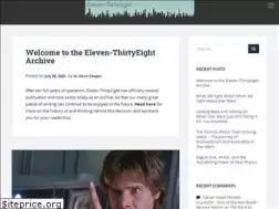 Sites similar to eleven-thirtyeight.com