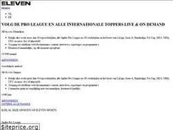 Sites similar to elevensports.lu