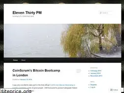 Sites similar to eleventhirthypm.wordpress.com