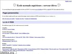 Sites similar to eleves.ens.fr