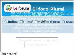 Sites similar to elforoplural.com