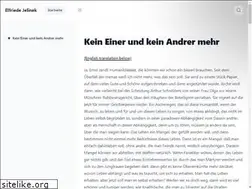 Sites similar to elfriedejelinek.com